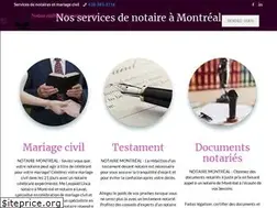 Sites similar to notaire-mariage-montreal.com