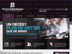 Sites similar to notairebaribeau.com