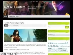 Sites similar to notallhunters.wordpress.com