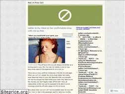 Sites similar to notapinkgirl.wordpress.com