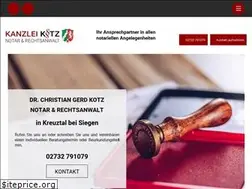 Sites similar to notar-drkotz.de