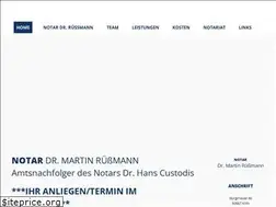 Sites similar to notar-ruessmann.de