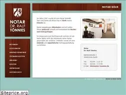 Sites similar to notar-toennies-koeln.de