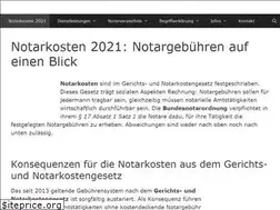 Sites similar to notargebuehren.com