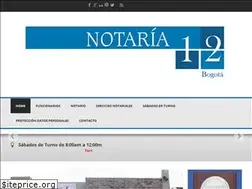Sites similar to notaria12bogota.com