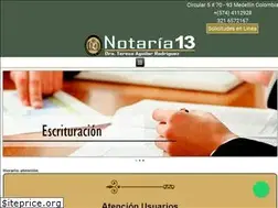Sites similar to notaria13medellin.co
