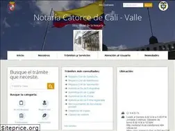 Sites similar to notaria14cali.com.co