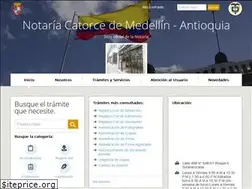 Sites similar to notaria14medellin.com.co