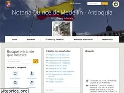 Sites similar to notaria15medellin.com.co