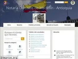 Sites similar to notaria16medellin.com.co