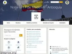 Sites similar to notaria17medellin.com.co