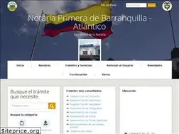 Sites similar to notaria1barranquilla.com.co
