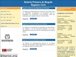 Sites similar to notaria1bogota.com.co