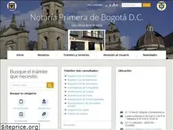 Sites similar to notaria1debogota.com.co