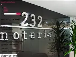 Sites similar to notaria232df.com