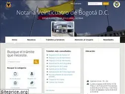 Sites similar to notaria24bogota.com.co