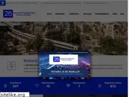 Sites similar to notaria26medellin.com