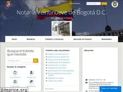 Sites similar to notaria29bogota.com.co