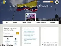 Sites similar to notaria29medellin.com.co