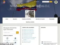 Sites similar to notaria2bogota.com.co