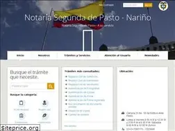 Sites similar to notaria2pasto.com.co