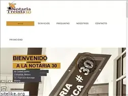 Sites similar to notaria30.com
