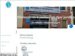 Sites similar to notaria31bogota.com