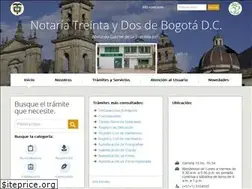 Sites similar to notaria32bogota.com.co