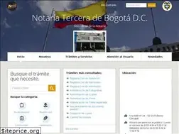 Sites similar to notaria3bogota.com.co