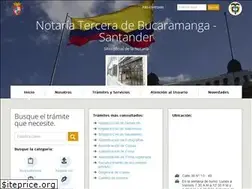 Sites similar to notaria3bucaramanga.com.co