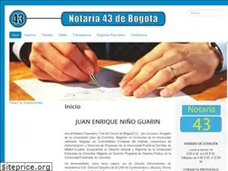 Sites similar to notaria43bogota.com