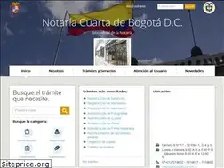 Sites similar to notaria4bogota.com.co