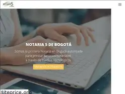 Sites similar to notaria5.com.co