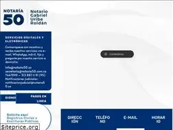 Sites similar to notaria50.co