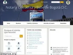 Sites similar to notaria57bogota.com.co