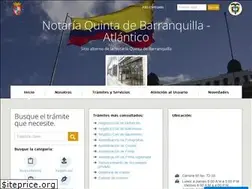 Sites similar to notaria5barranquilla.com.co