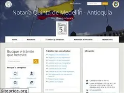 Sites similar to notaria5medellin.com.co