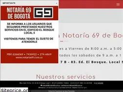 Sites similar to notaria69.com.co