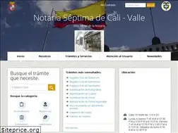 Sites similar to notaria7cali.com.co