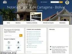 Sites similar to notaria7cartagena.com.co