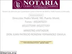 Sites similar to notariabarria.cl