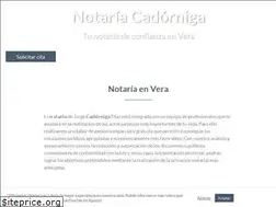 Sites similar to notariacadorniga.es