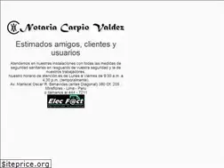 Sites similar to notariacarpiovaldez.com