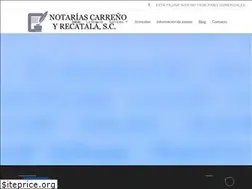 Sites similar to notariacarreno.com