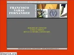 Sites similar to notariafranciscovaras.cl