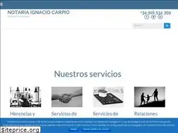 Sites similar to notariaignaciocarpio.com