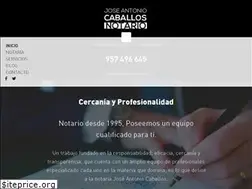 Sites similar to notariajoseantoniocaballos.es