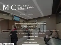 Sites similar to notariamaldonadoconcha.cl