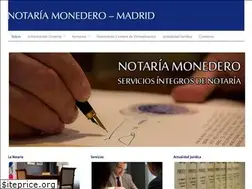 Sites similar to notariamonedero.es