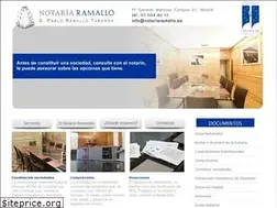 Sites similar to notariaramallo.es
